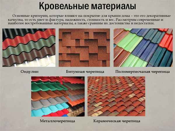 Как выбрать кровельные материалы для крыши дома и её видыОбзор +Видео