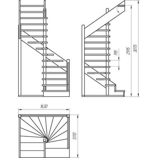 Строительство винтовых лестниц своими руками: Маршевые и винтовые системыИнструкция +Фото и Видео