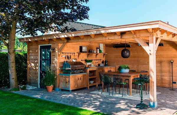 Как построить летнюю кухню на даче: Идеи и проекты +Фото и Видео