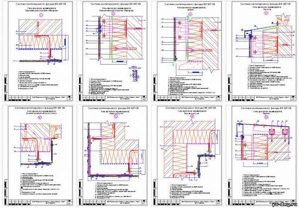 Монтаж вентилируемого фасада из керамогранита: Инструкция и технологическая карта, рекомендации +Видео