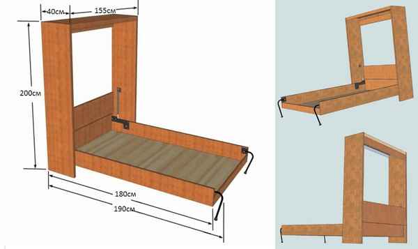 Как сделать подъемную кровать своими руками: Кровать трaнcформер и Сборка каркаса +Видео