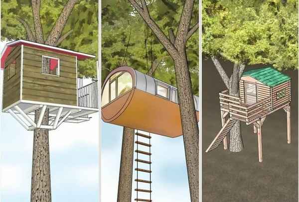 Дешевый дом на дереве своими рукамиИнструкция +Видео