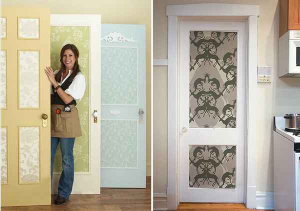 Как сделать декор дверей своими руками в доме или квартире? Методы декора +Фото и Видео